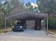 Carport and storage space on this rural property at 35031 Shale St, Webster, FL 33597