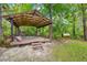 Outdoor living space perfect for entertaining with grill at 35031 Shale St, Webster, FL 33597