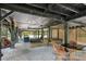 Under deck featuring multiple seating areas for relaxing and entertaining with friends and Gathering at 35031 Shale St, Webster, FL 33597