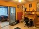 Bedroom or Office with desk, sliding glass doors and blue accent wall at 3827 15Th N Ave, St Petersburg, FL 33713