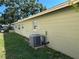 Exterior shot of the home and updated AC unit at 3827 15Th N Ave, St Petersburg, FL 33713