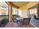 Inviting balcony with seating, perfect for enjoying outdoor views and fresh air at 4333 Bayside Village Dr # 110, Tampa, FL 33615