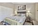 Bedroom featuring attractive bed and furnishings and large closet with plenty of space at 511 Sandy Hook Rd, Treasure Island, FL 33706