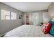 Bright bedroom featuring a comfortable bed, closet, and natural light at 5582 Baywater Dr, Tampa, FL 33615
