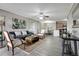 Inviting living room featuring stylish furniture and an open floor plan at 5582 Baywater Dr, Tampa, FL 33615