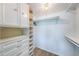 Walk-in closet complete with drawers, shelving, hanging rods, and wood-style flooring at 6151 Bahia Del Mar Blvd # 126, St Petersburg, FL 33715