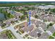Aerial view of the neighborhood with the home highlighted, showing its location and pool at 7004 Westminster St, Tampa, FL 33635