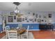 Cozy dining room with wood floors, and unique wall art at 8007 Bally Money Rd, Tampa, FL 33610