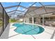 Relaxing screened-in pool area with ample seating and a beautiful, refreshing pool, perfect for entertaining at 9084 Quail Creek Dr, Tampa, FL 33647