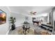 Open living space with a pool table, comfortable seating, and decor at 916 Sago Palm Way, Apollo Beach, FL 33572