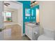 Bright bathroom adjacent to bedroom at 10764 70Th Ave # 5302, Seminole, FL 33772