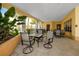 Inviting outdoor patio area with comfortable seating, perfect for relaxing or entertaining guests at 10764 70Th Ave # 5302, Seminole, FL 33772