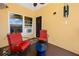Private patio with comfortable seating, offering a cozy outdoor space at 10764 70Th Ave # 5302, Seminole, FL 33772