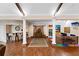 Recreation room featuring a bar area, seating, and a colorful corner at 11006 Tahiti Isle Ln, Tampa, FL 33647