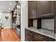 Modern kitchen with stainless steel appliances and granite countertops at 1171 Red Maple Ne Cir, St Petersburg, FL 33703
