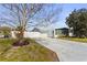 Charming one-story home showcasing a well-manicured front yard and driveway, complete with mature trees at 1701 66Th N Ave, St Petersburg, FL 33702