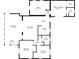 Detailed floor plan showcasing layout with labeled rooms and measurements for easy visualization at 1701 66Th N Ave, St Petersburg, FL 33702