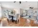 Spacious open-concept living space featuring hardwood floors and ample natural light at 1708 Julian Lane Dr, Tampa, FL 33619