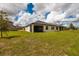 Wide-open backyard showcasing expansive lush greenery, ideal for outdoor activities and serene enjoyment at 17263 Mango Shay Ct, Land O Lakes, FL 34638