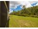 Spacious backyard, grass and wooded perimeter at 17263 Mango Shay Ct, Land O Lakes, FL 34638