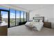 Bright bedroom with a scenic view, featuring stylish furniture and decor that bring comfort and style at 199 Dali Blvd # 2, St Petersburg, FL 33701
