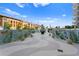 Beautiful outdoor space with decorative butterfly mural and elegant garden decor at 199 Dali Blvd # 2, St Petersburg, FL 33701