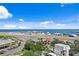 Panoramic view of the water and airport from a high-rise residence on a sunny day at 199 Dali Blvd # 2, St Petersburg, FL 33701