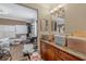 Office featuring granite counters over built in cabinets with natural light and ample storage space at 316 Lafayette Blvd, Oldsmar, FL 34677