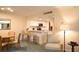 Bright kitchen features modern appliances and a breakfast bar with seating at 36750 Us 19 N # 24-211, Palm Harbor, FL 34684