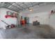 Spacious garage interior showcasing ample storage and utility features, plus convenient parking at 3906 N Lynn Ave, Tampa, FL 33603