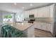 Elegant kitchen with granite countertops, stainless steel appliances, and island seating at 3906 N Lynn Ave, Tampa, FL 33603
