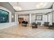Elegant lobby with marble flooring, stylish lighting, and comfortable seating area at 413 Meadow Ln # 81, Oldsmar, FL 34677