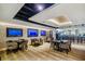 A well-lit restaurant featuring lots of tables with modern decor and multiple TVs at 413 Meadow Ln # 81, Oldsmar, FL 34677