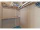 Walk-in closet with shelving for ample storage at 4609 10Th Street E Ct, Ellenton, FL 34222