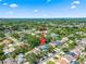 Aerial view of the property showcasing its prime location within a green neighborhood at 5032 Cypress Trace Dr, Tampa, FL 33624