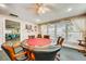 Game room with poker table, chairs and window views at 6020 S Shore Blvd # 709, Gulfport, FL 33707
