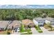 Wonderful aerial view of a neighborhood showcasing the home's curb appeal and surroundings at 7518 Tangle Brook Blvd, Gibsonton, FL 33534