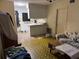 Shows the kitchen and living room area at 8244 125Th St, Seminole, FL 33772