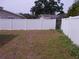 Backyard is fenced in at 8869 90Th Way, Seminole, FL 33777