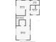 Floor plan highlighting the upper level, including bedroom and bathroom dimensions at 112 W Mohawk Ave, Tampa, FL 33604