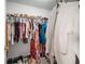 Spacious walk-in closet with ample storage for shoes, clothes and other items at 11550 Lake Lucaya Dr, Riverview, FL 33579
