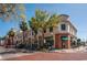 Street view of Safety Harbor shops with retail businesses and visible street parking at 1802 Oak Ridge Rd, Safety Harbor, FL 34695
