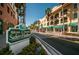Streetscape view of downtown Safety Harbor featuring shops and palm trees at 1802 Oak Ridge Rd, Safety Harbor, FL 34695