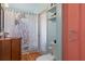 A quaint bathroom with sea-themed decor is featured, offering a charming and unique space with stylish accents at 18816 Tracer Dr, Lutz, FL 33549