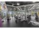 Contemporary gym features up-to-date machines, free weights, and floor to ceiling windows at 340 Sapphire Lake Dr # 202, Bradenton, FL 34209