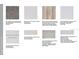 Selection of interior materials including carpet, quartz countertops, vinyl plank flooring, tile, and Timberlake cabinets at 3411 Lumber Falls Dr, Plant City, FL 33565