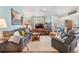 Inviting living room featuring neutral walls, comfortable seating, and abundant natural light at 526 5Th N Ave, Safety Harbor, FL 34695