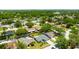 Aerial view of a neighborhood, displaying the density and mature trees at 6705 Ranger Dr, Tampa, FL 33615