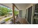 Balcony overlooking the pool and backyard at 7111 Oregon Chickadee Rd, Weeki Wachee, FL 34613
