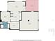 Detailed floor plan showcasing the layout of the home, including the bedroom, kitchen, bathroom, WIC, and garage at 7111 Oregon Chickadee Rd, Weeki Wachee, FL 34613